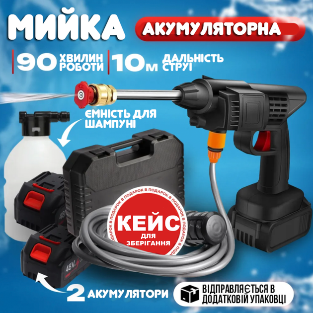 Акумуляторна ручна мийка
