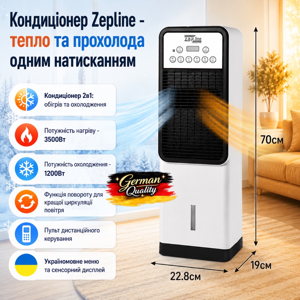 Напольний кондиціонер Zepline